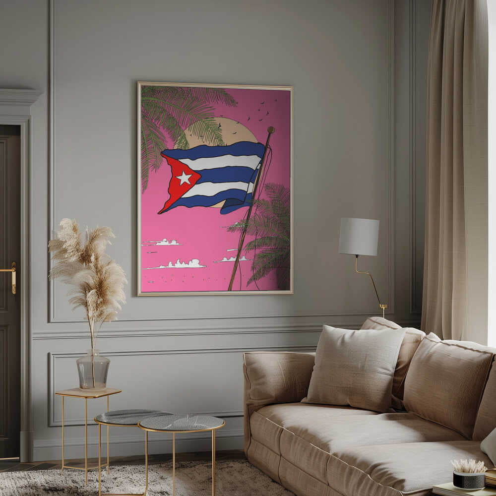 The Cuban Flag Poster