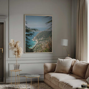 Green Hills And Turquoise Waters Poster