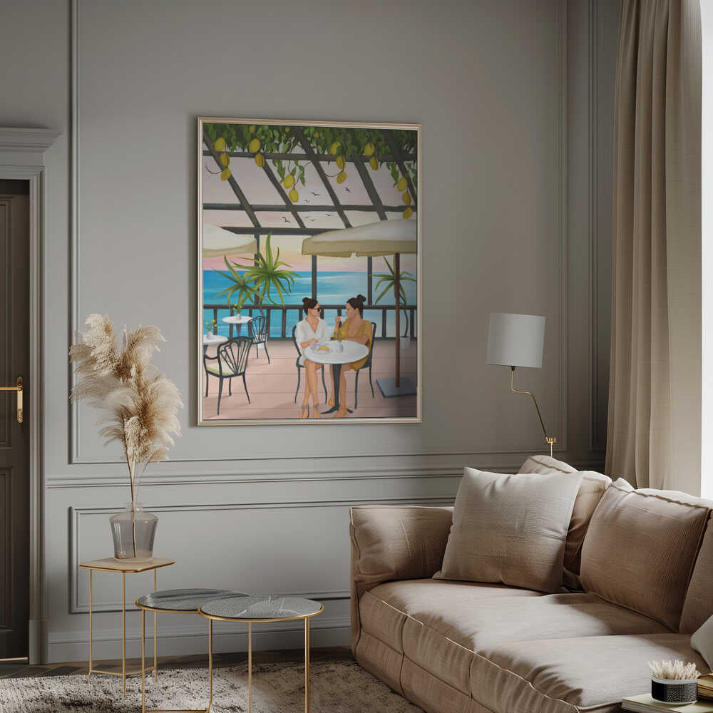 Beneath the Lemon Canopy Poster