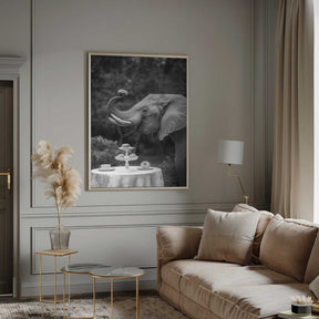 Elephant’s Afternoon Tea Poster