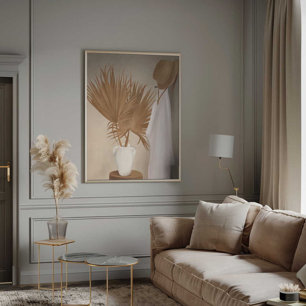 Palm Leaf Decoration Poster