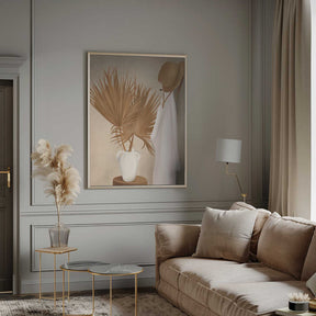 Palm Leaf Decoration Poster