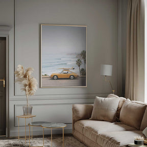 Porsche Coast Poster