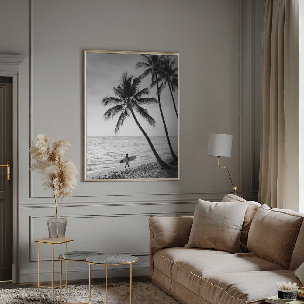Surfer Walk Poster