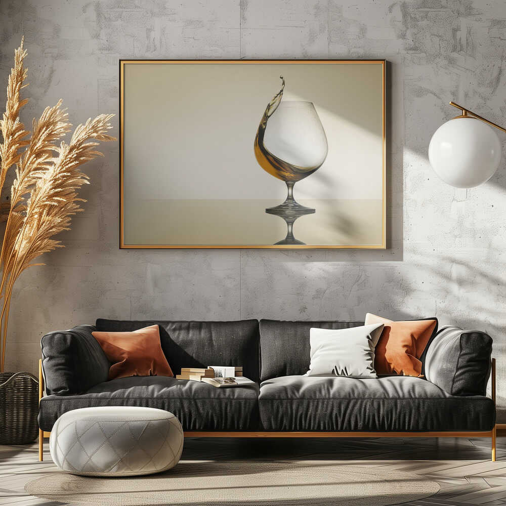 Splash Curves Poster