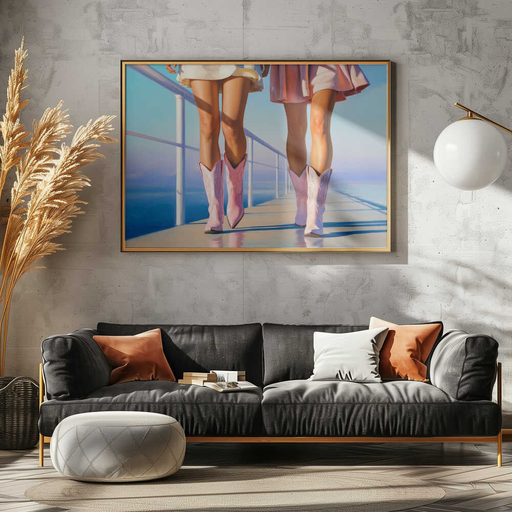 Boardwalk Walk Poster