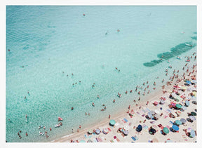 Busy Beach Poster