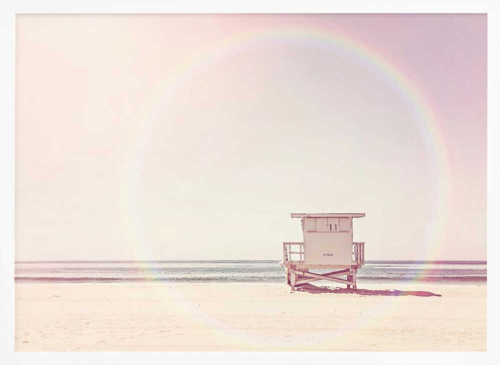 Beach Hut Poster