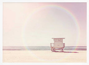 Beach Hut Poster