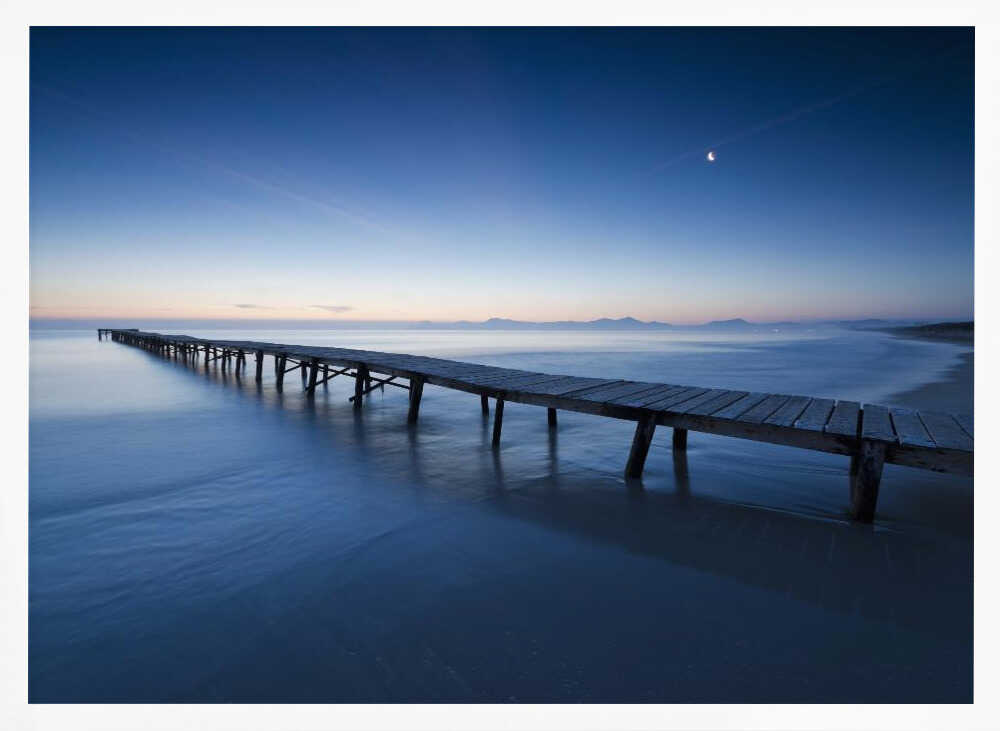 Blue Jetty Poster