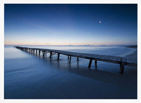 Blue Jetty Poster