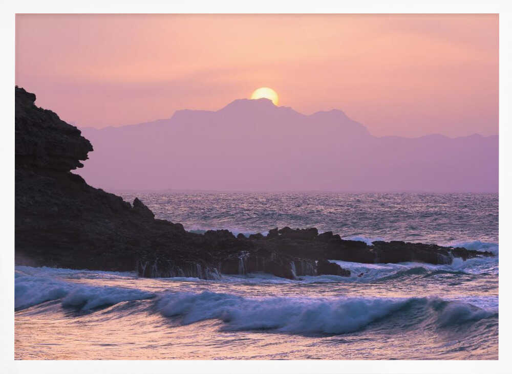 Purple Morning Poster