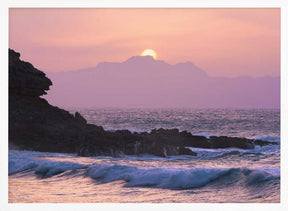Purple Morning Poster