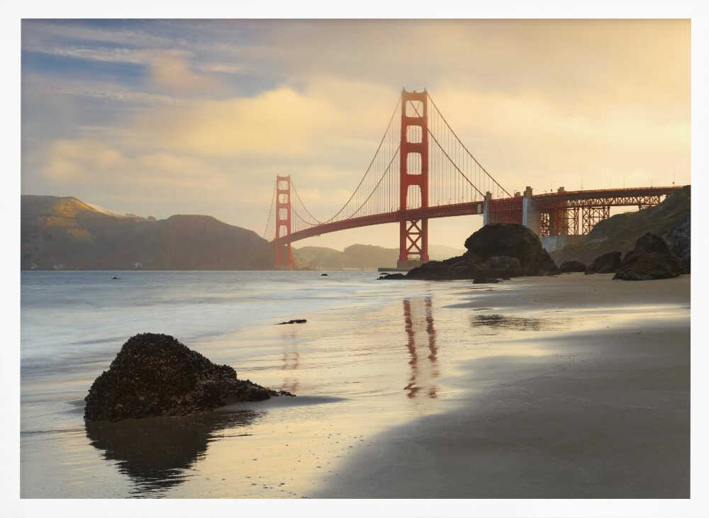 Golden Gate Morning Poster