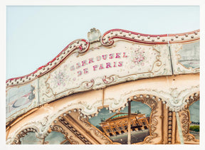 Carousel de Paris in August Poster