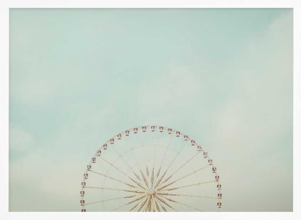 Paris Wheel Poster