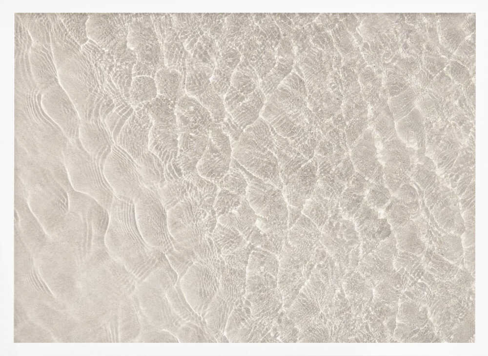 Ripples On Sand Poster