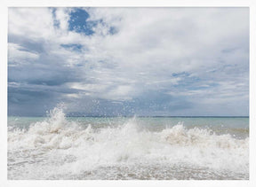 Waves at the coast Poster