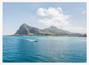 Boat at the sea Poster