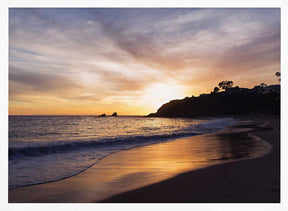 Laguna Beach Ocean Sunset Photography Poster