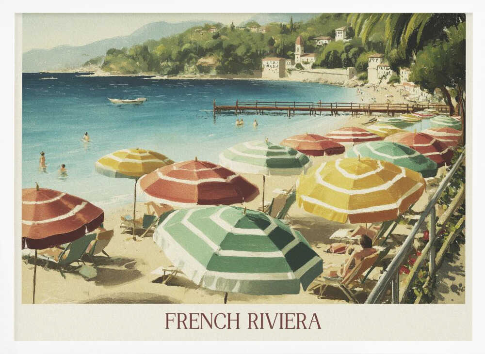 French Riviera Poster