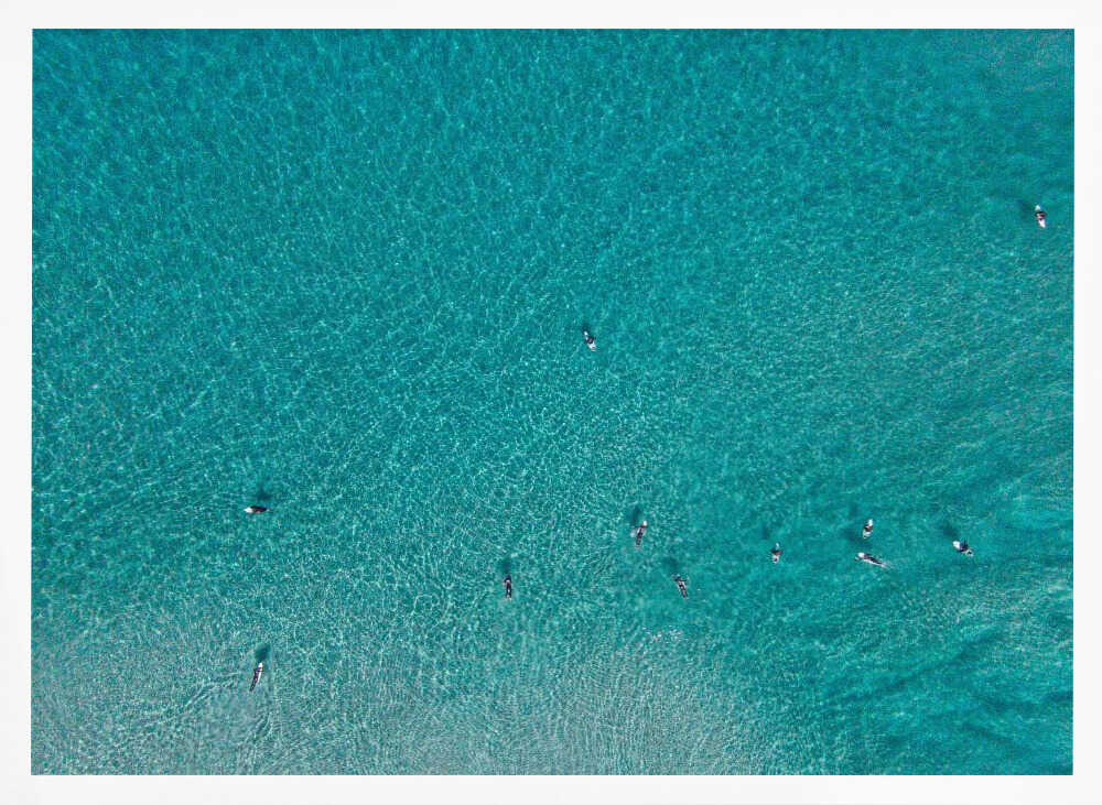 BLUE ATLANTIC SURF Poster