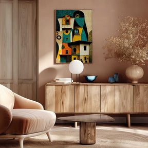 Whimsical Dwellings Poster