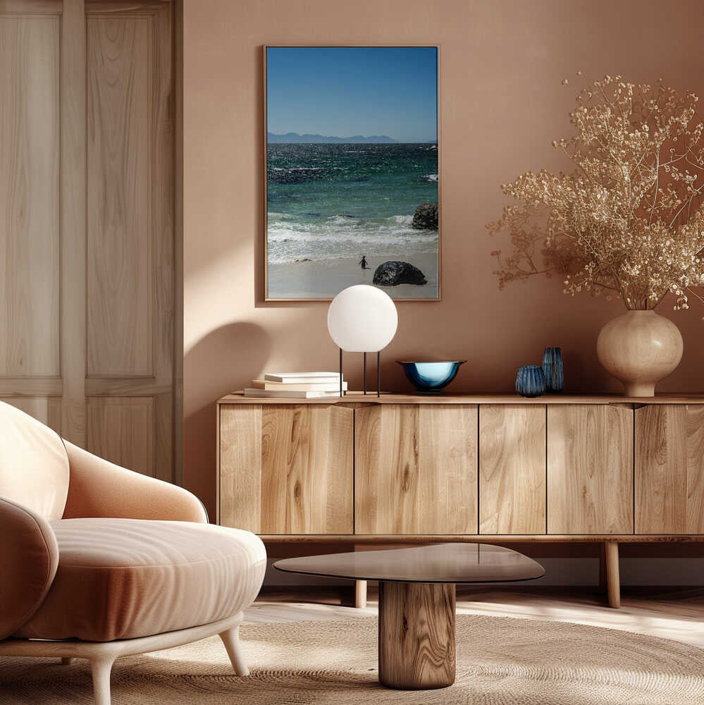 Penguin's Beach Walk Poster