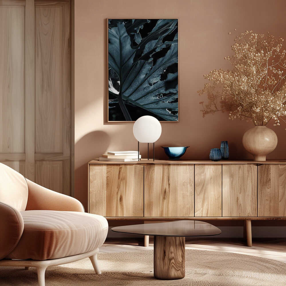 Leafy Shadowscape Poster