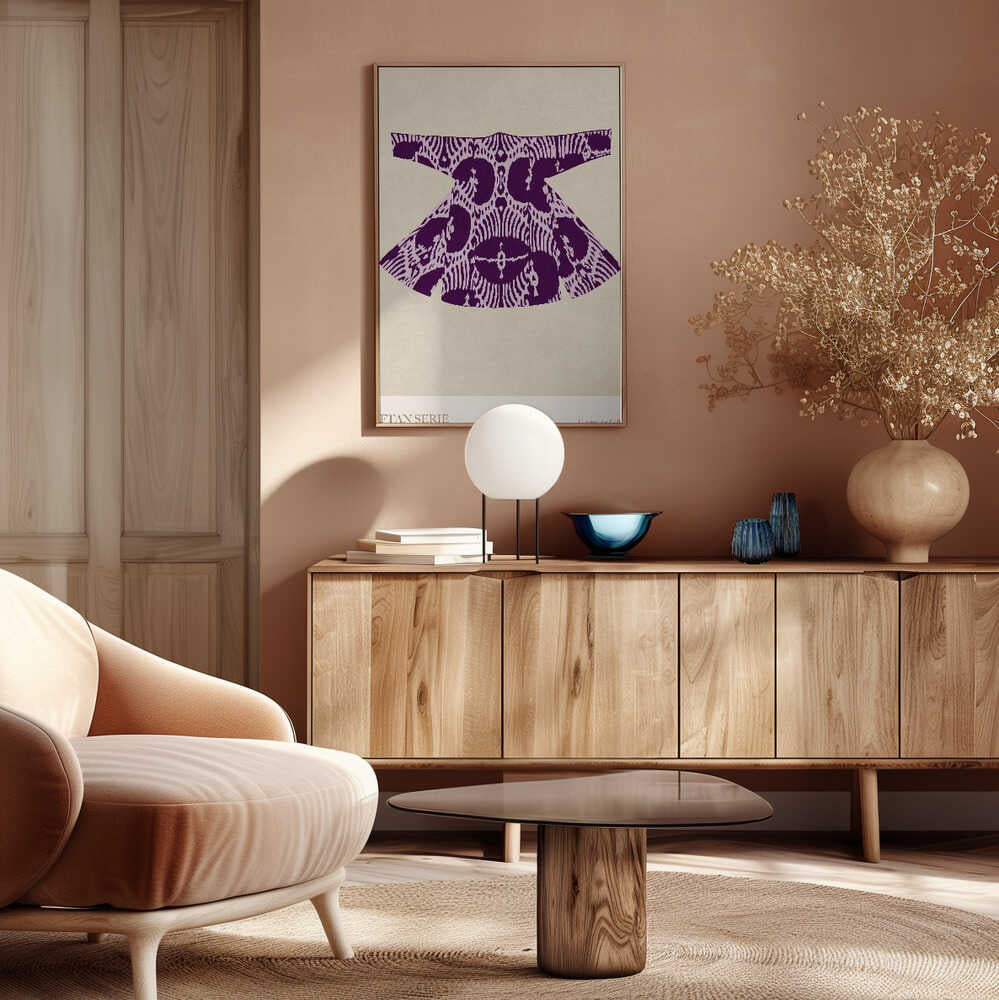 Purple Caftan Elegance Poster