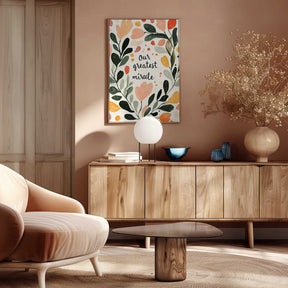 Floral Embrace Poster