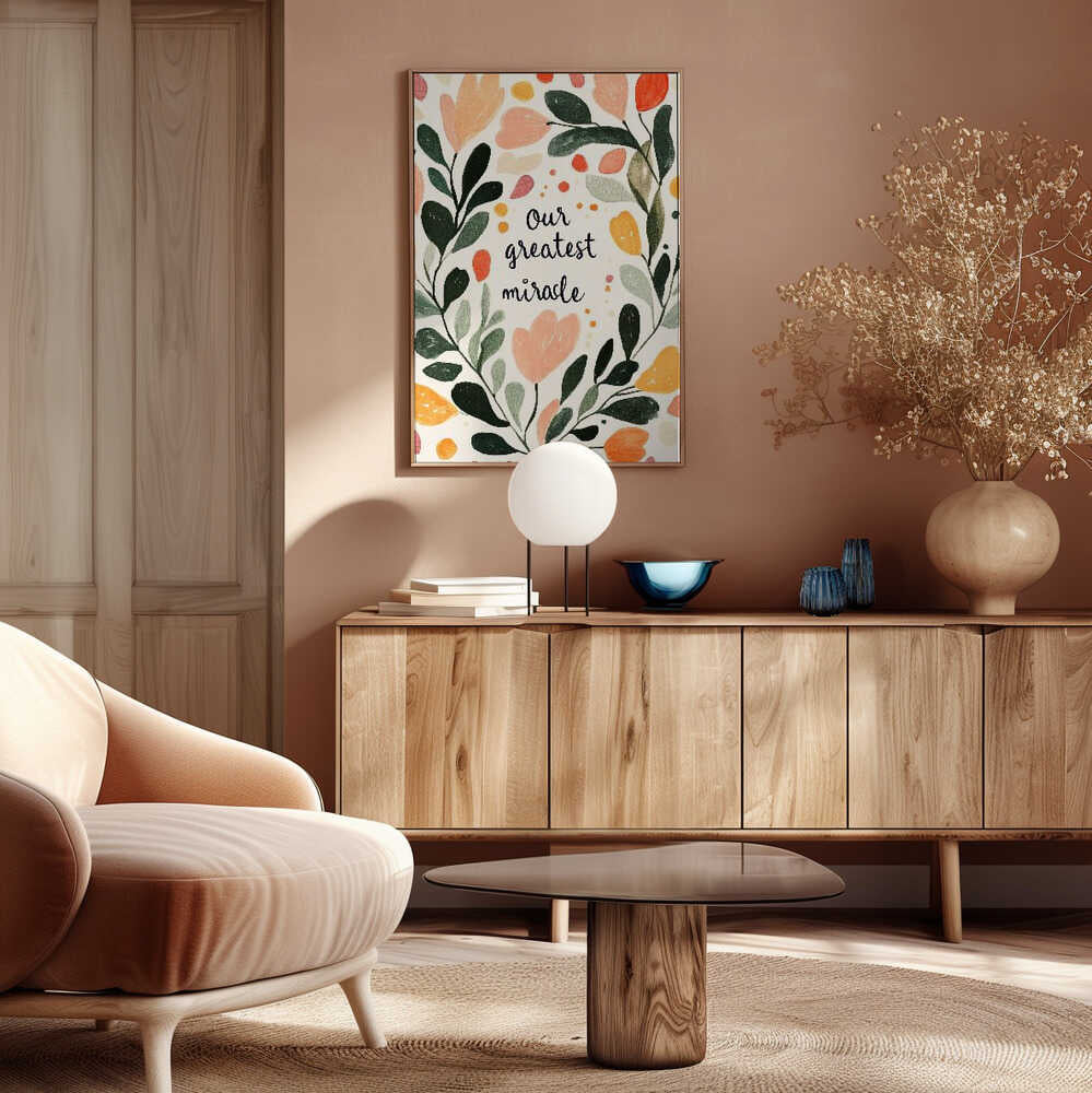 Floral Embrace Poster