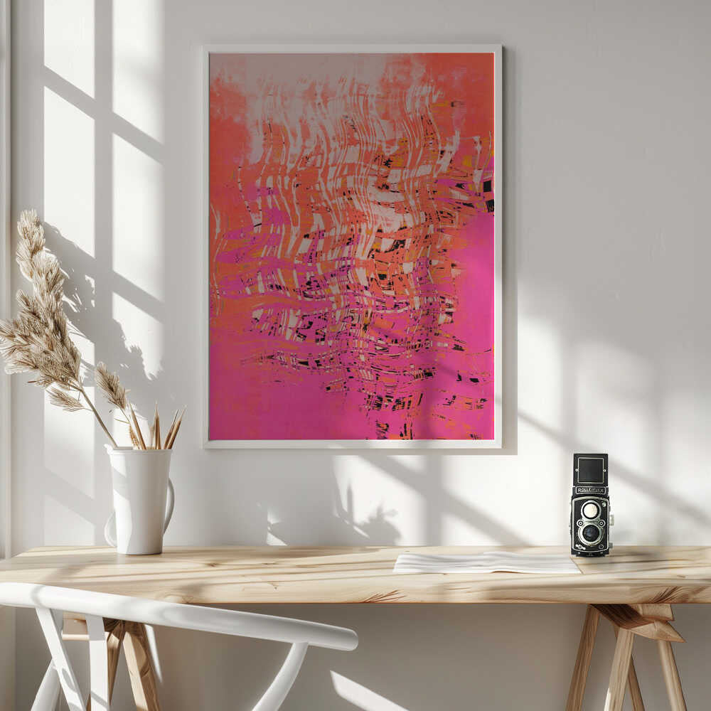Vibrant Waves Poster