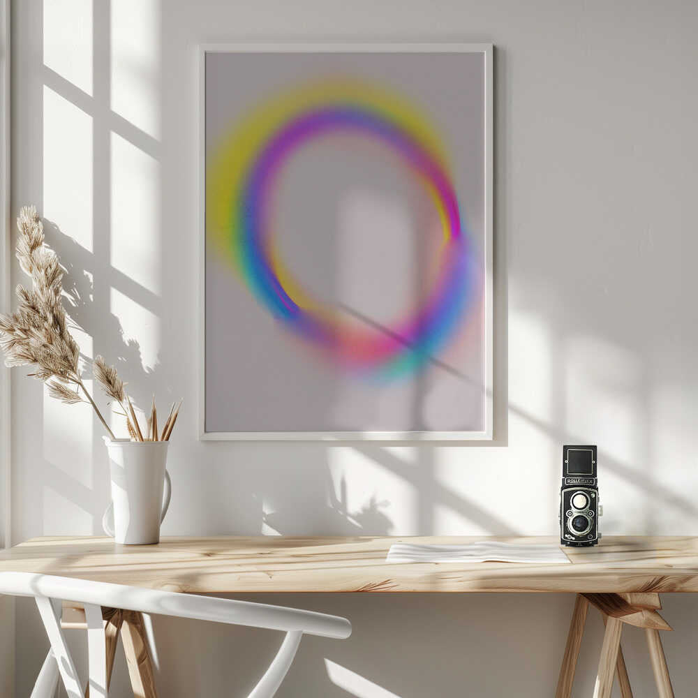 Luminous Spectrum Halo Poster