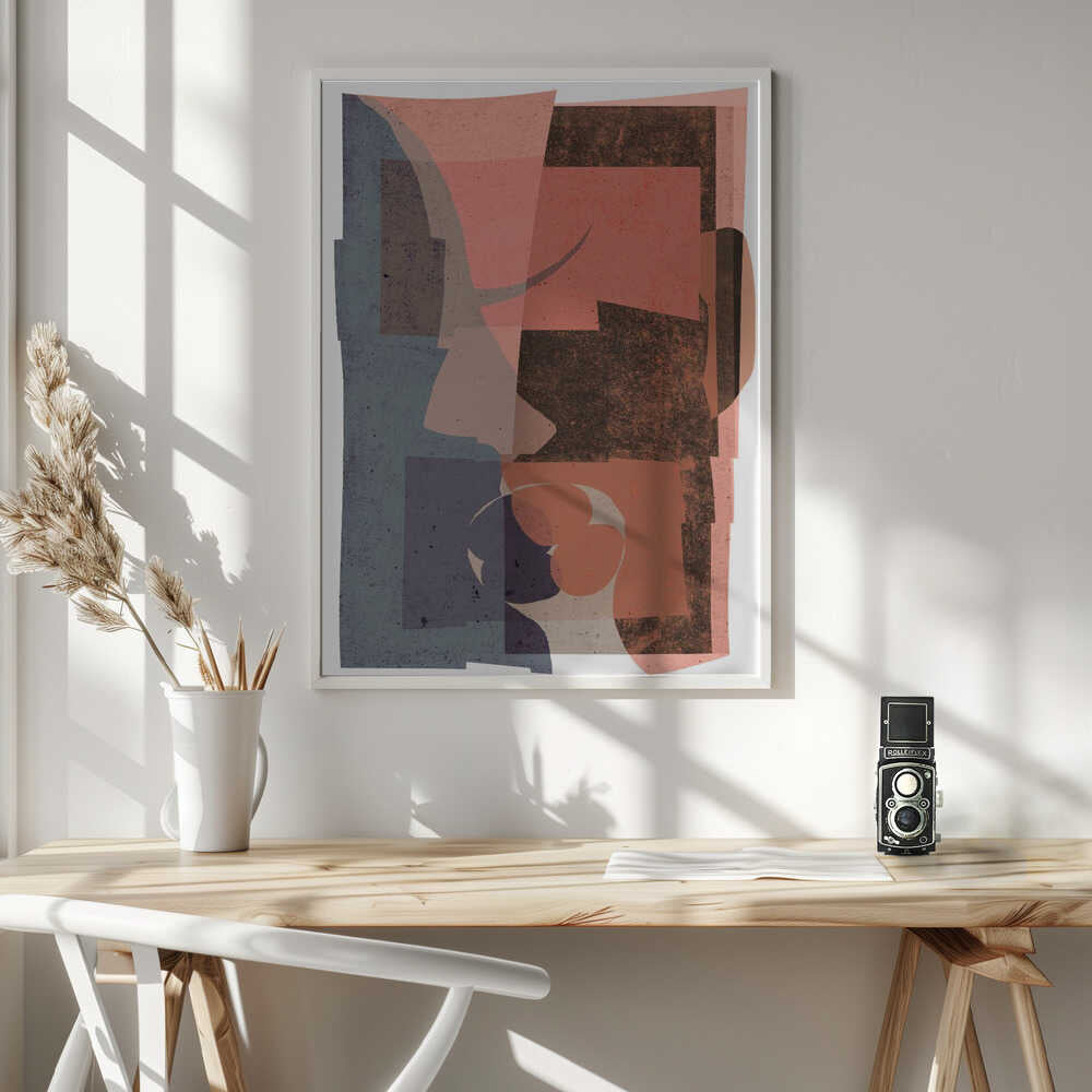 Fragmented Hues Poster