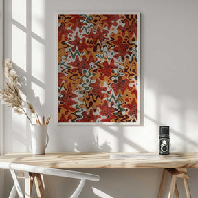 Vibrant Chaos Poster