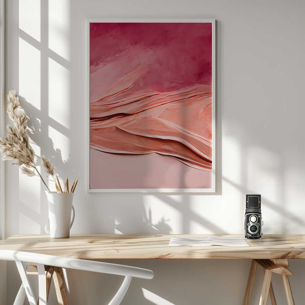 Crimson Dunes Poster