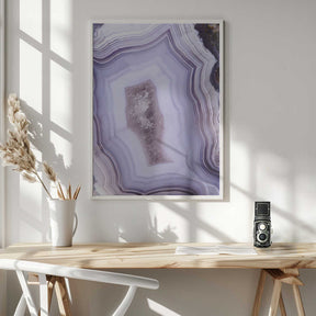 Purple Agate Poster