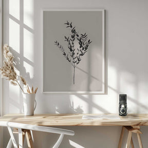 Inky Botanical Poster