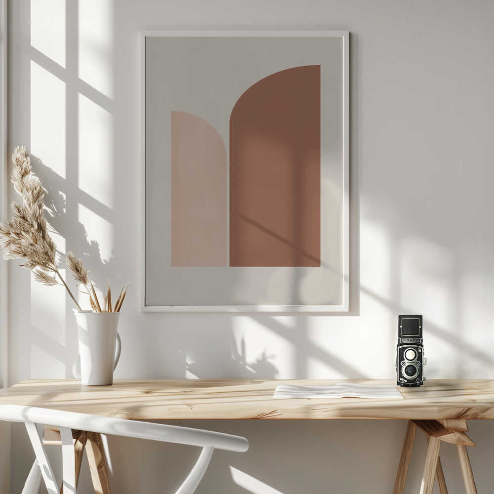 Retro Geometric Poster
