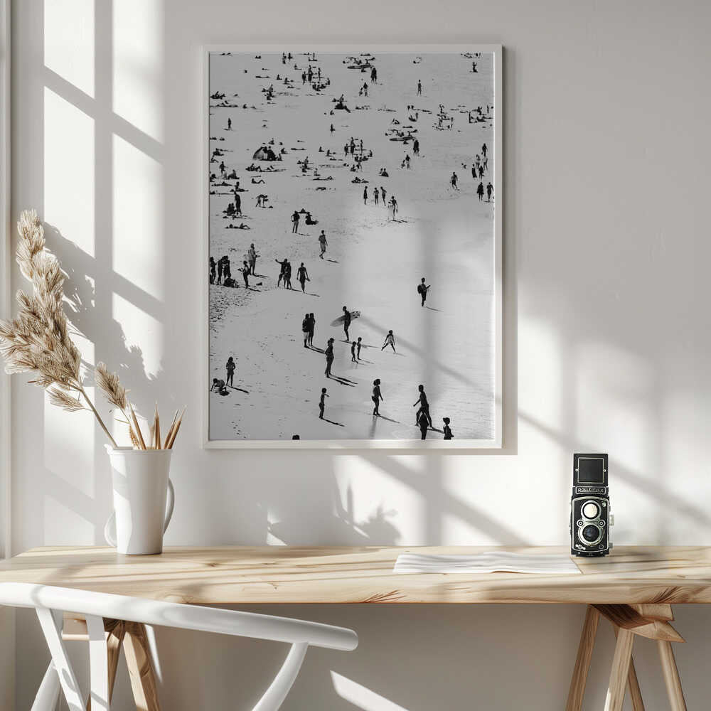 Beach Silhouettes Poster