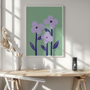 Lilac Flowers Poster