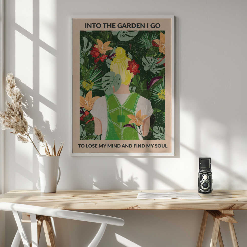 Into the Garden (blonde) Poster