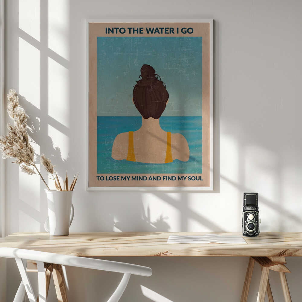 Into the Water (brunette) Poster