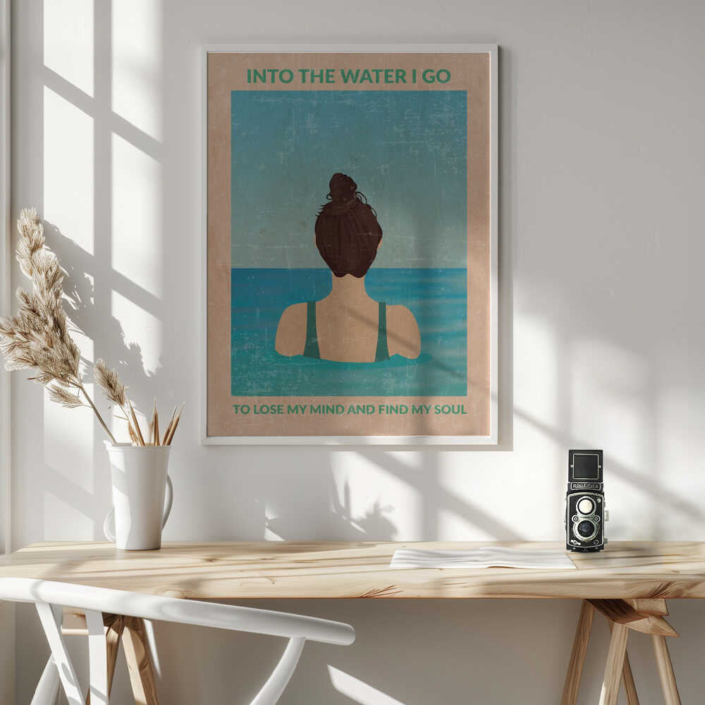 Into the Water Standard Wall Art Poster