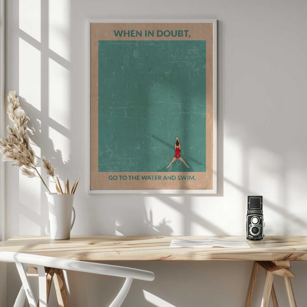 Open Water Standard Wall Art Poster