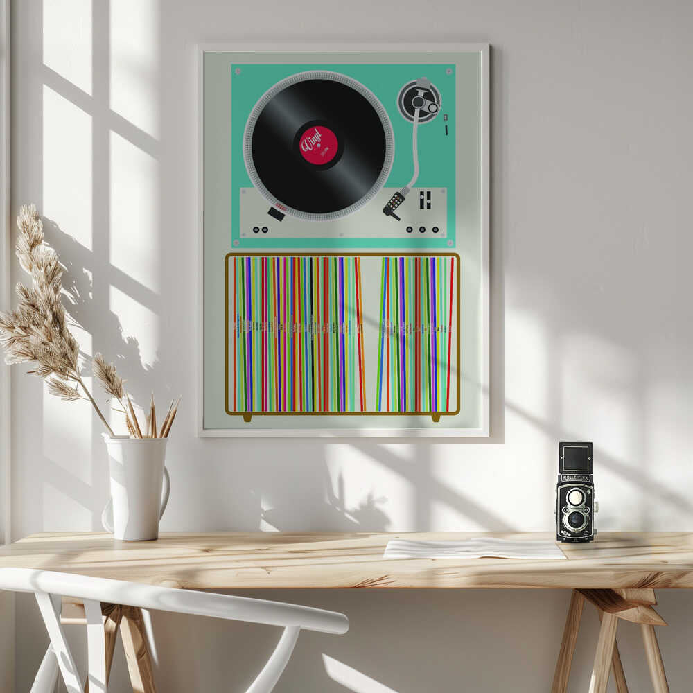 Vinyl Stack Poster