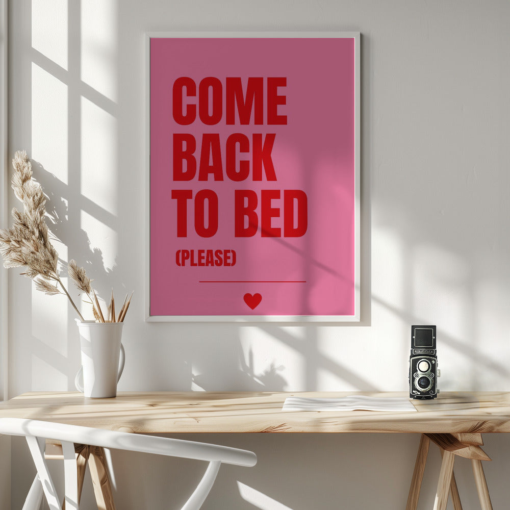 Come Back to Bed Poster