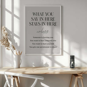 Saysherestayhere Poster