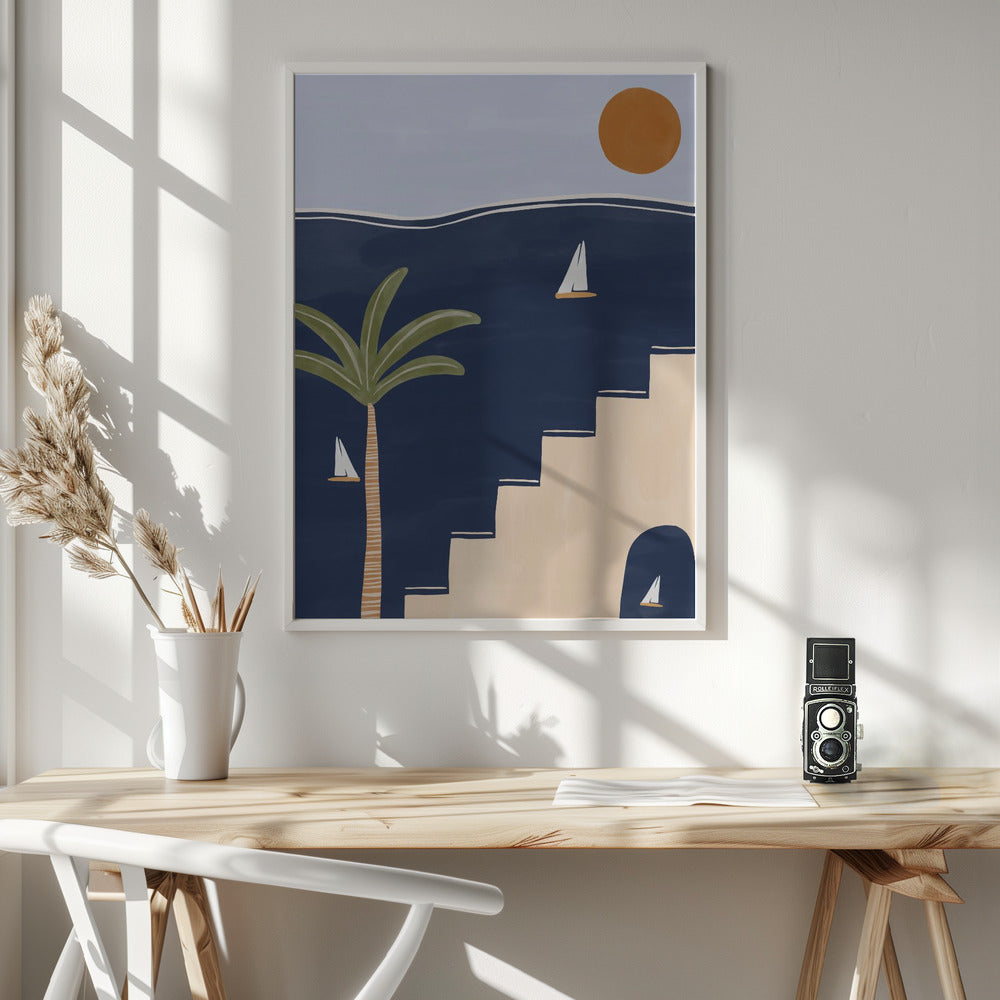 Sailboats Poster